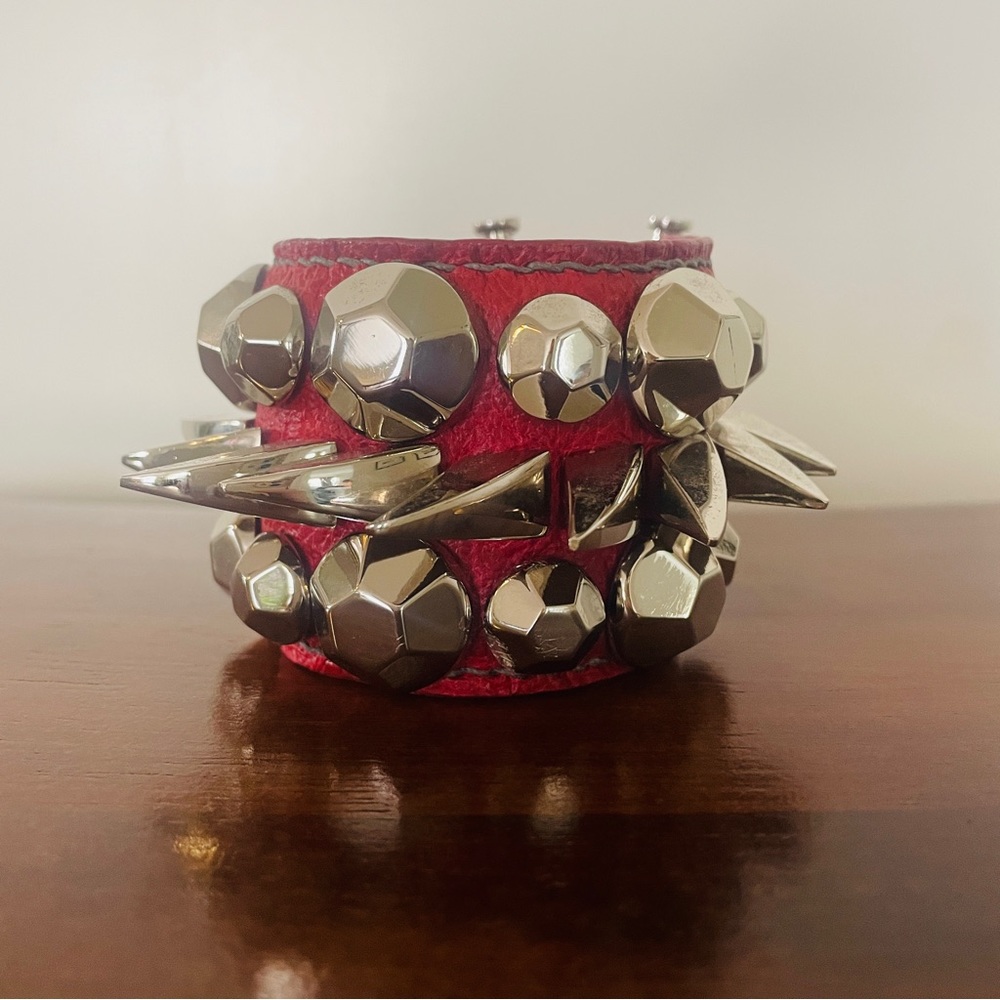 Leather Dragon Claw Spike Cuff